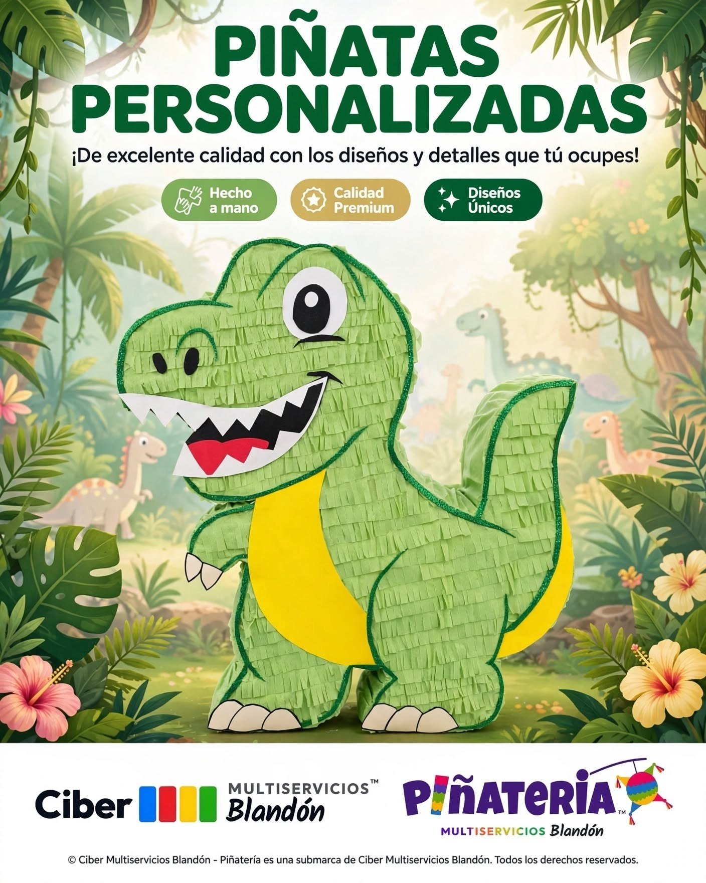 Piñata elaborada por Piñatería Multiservicios Blandón™